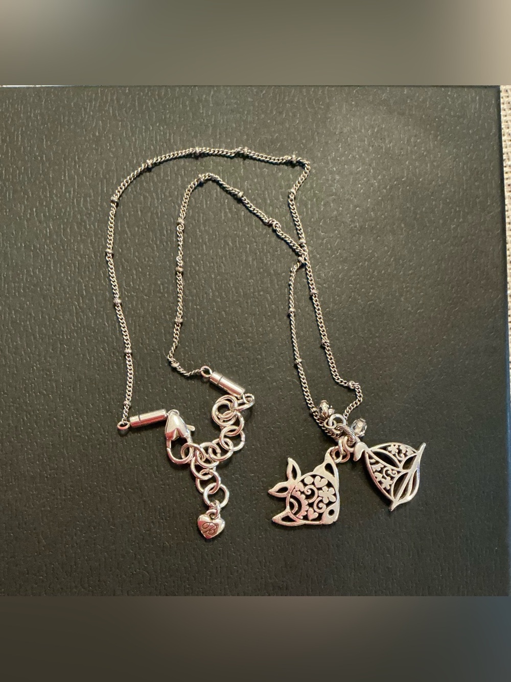 Brighton Island Breeze Fish Sailboat Pendant Necklace